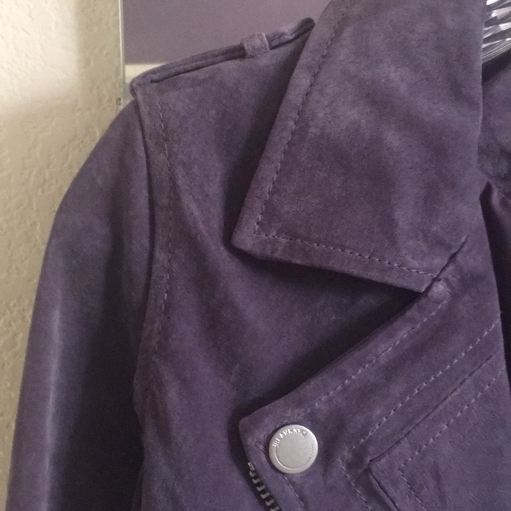 Blanknyc lavender suede jacket